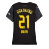 Borussia Dortmund Donyell Malen #21 Auswärtstrikot 2024-25 Kurzarm